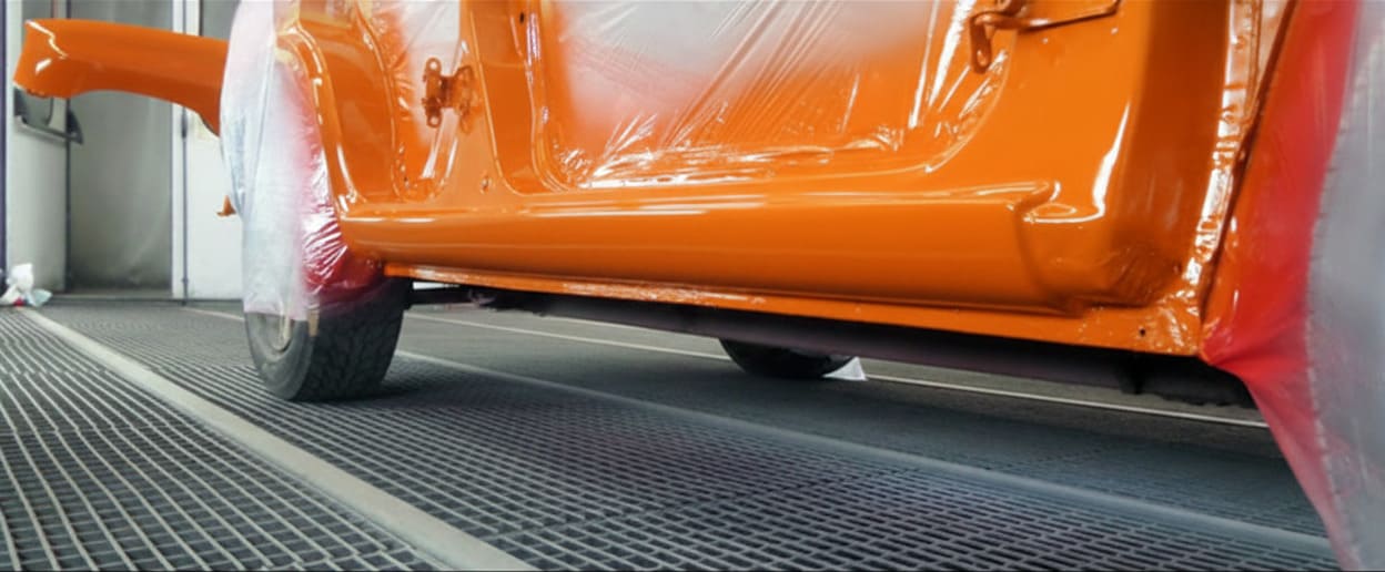 покраска порогов автомобиля